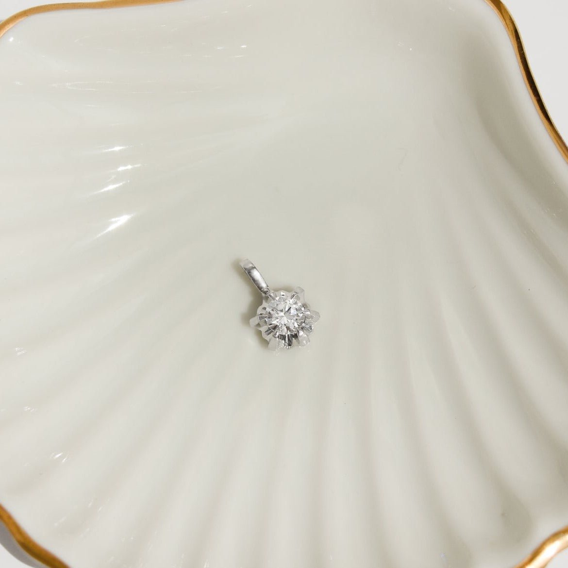 14 Karat Goldanhänger mit Brillanten – Klein aber Oho - Honey Jewelry