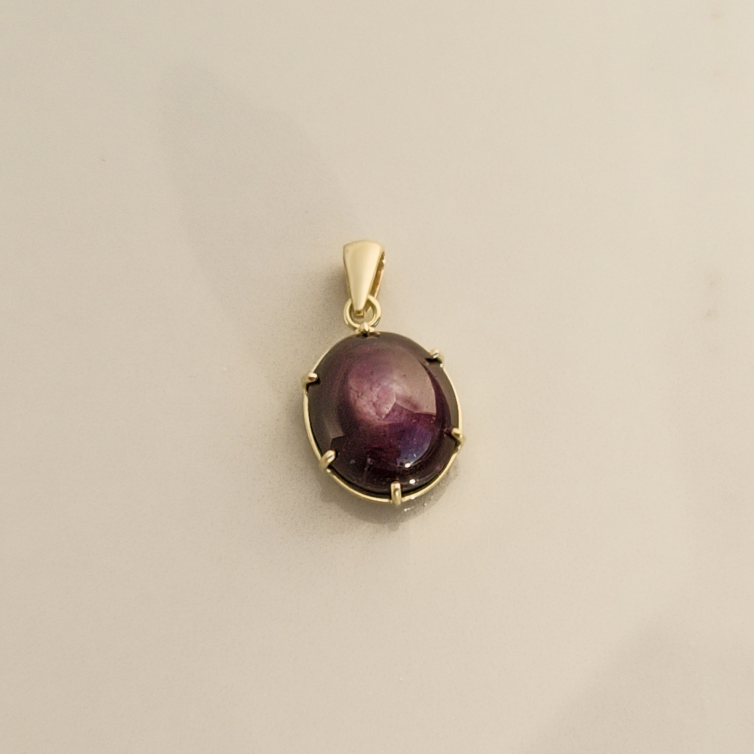Antique gold ring with blue gemstone
