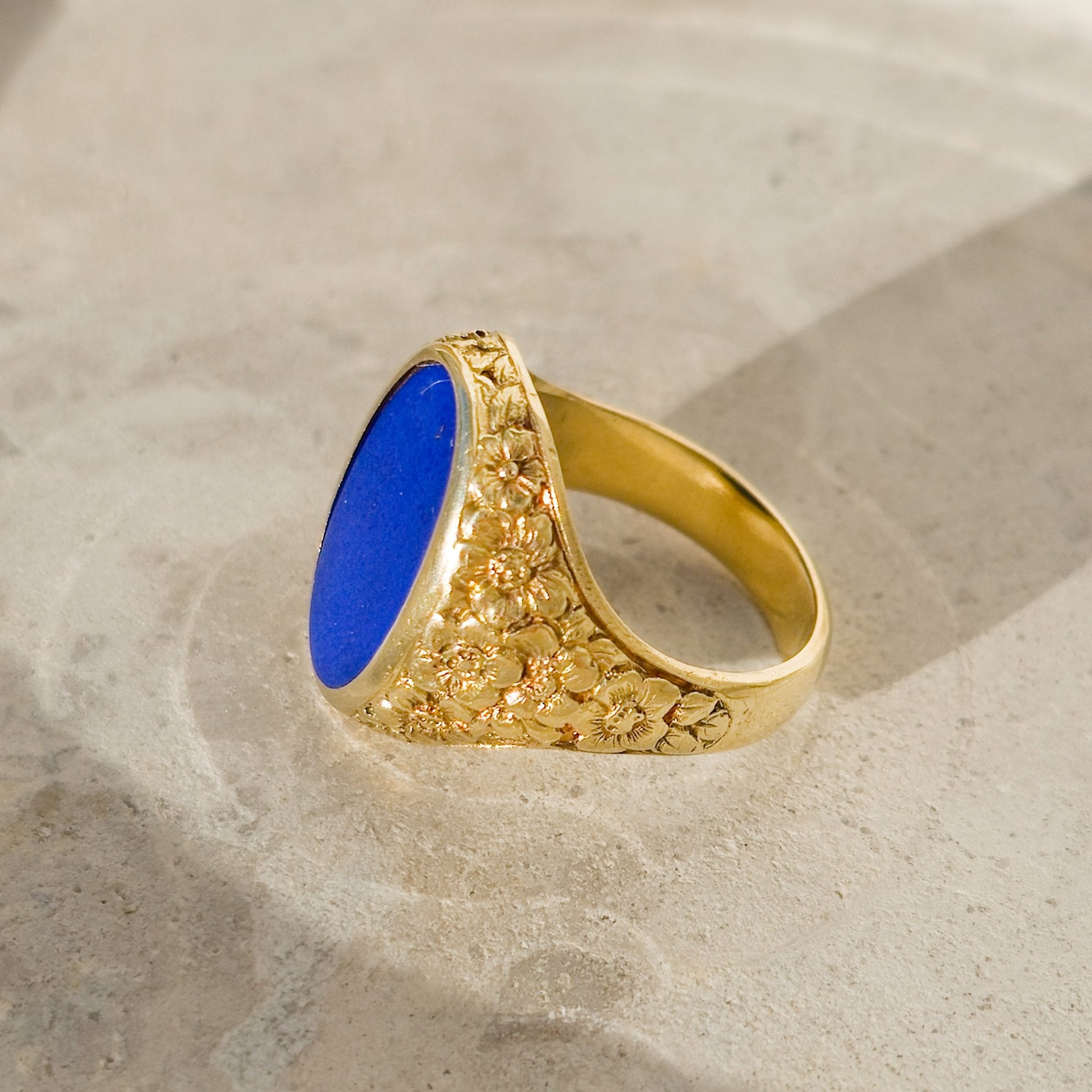 Sigel-Ring Lapislazuli