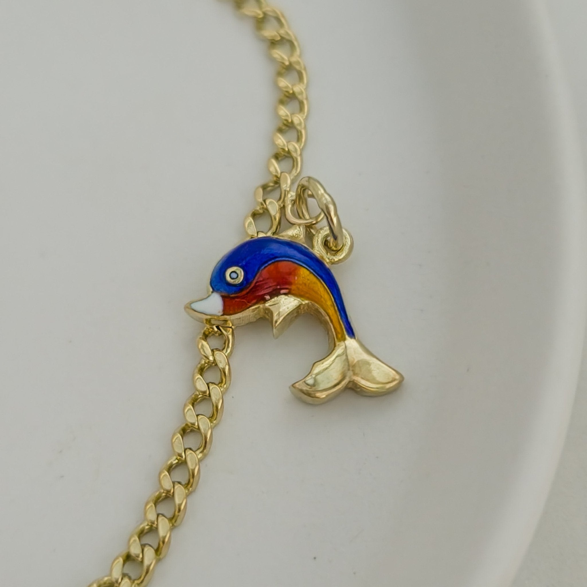 Armband Fische aus 14K Gelbgold - Honey Jewelry