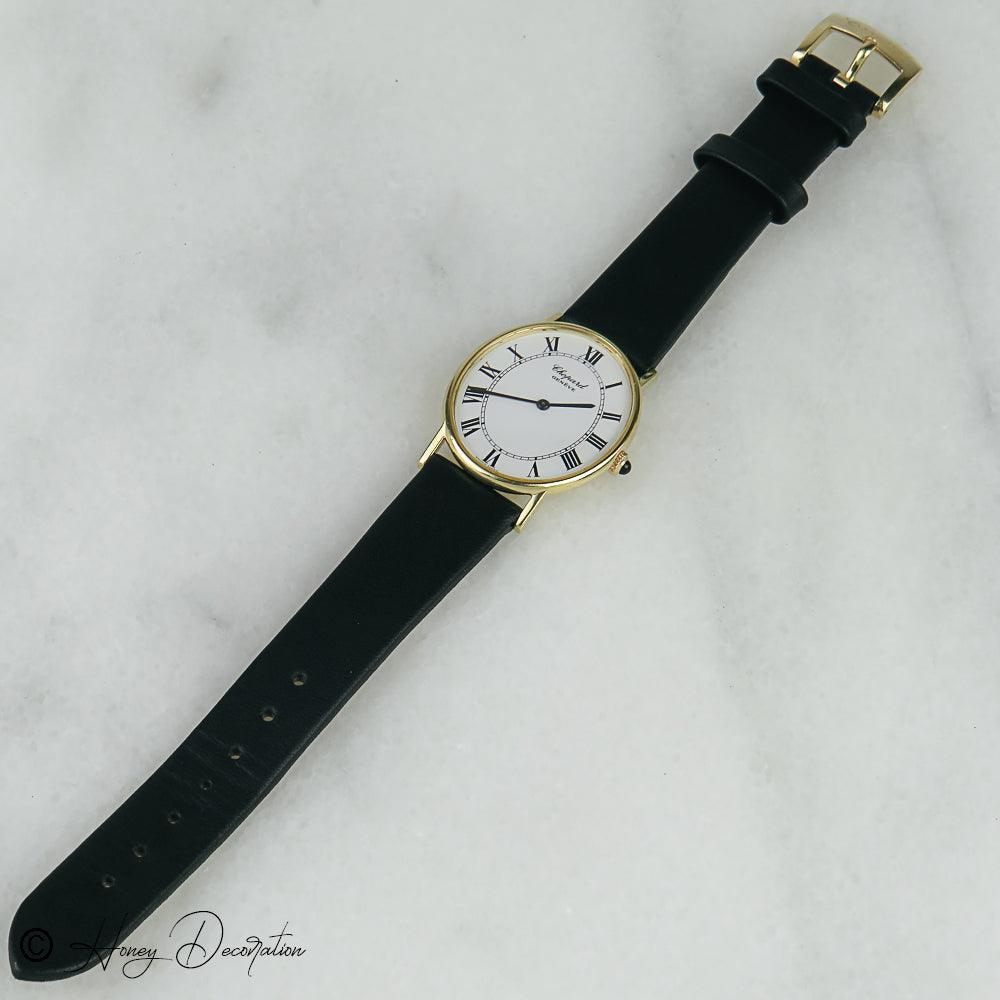 Damen Armbanduhr Chopard Geneve 18K Gold Gehäuse - Honey Jewelry