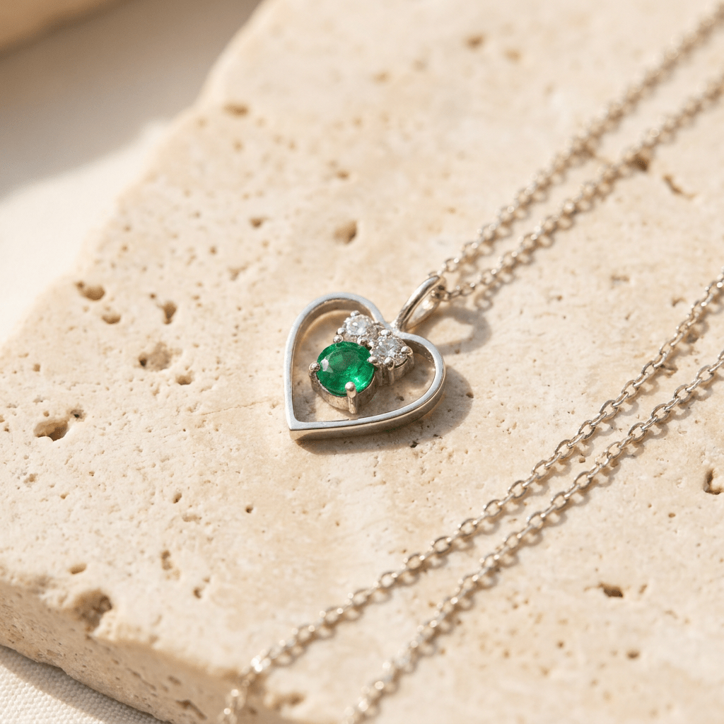 Feines 14 Karat Goldkettchen mit Herz-Anhänger – Subtiler Luxus - Honey Jewelry