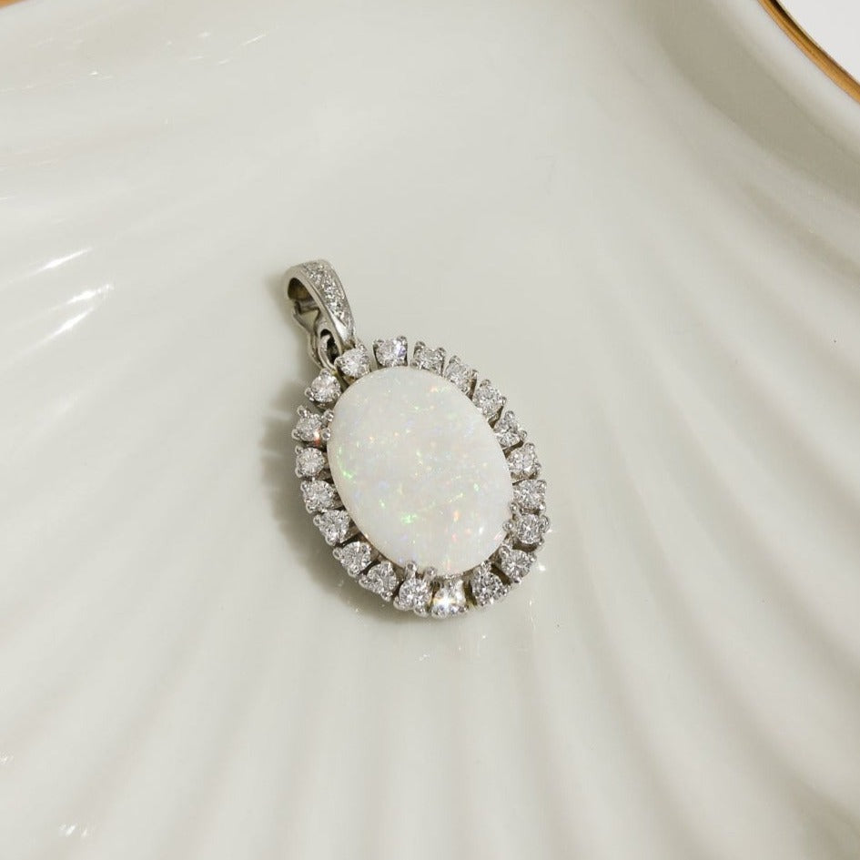 Second opal ring - enchanted elegance
