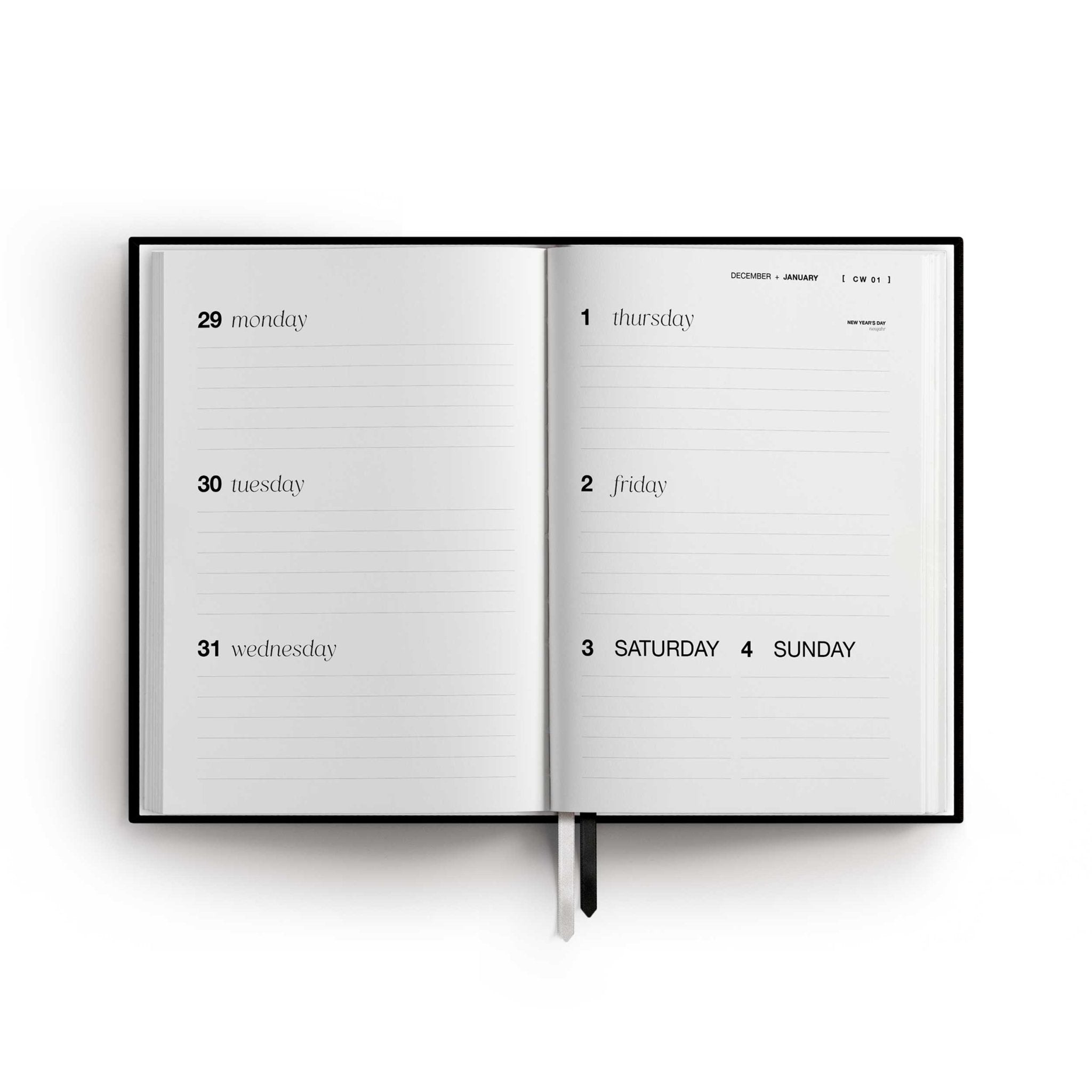 A5 Planner 2026 Clean White – dein stilvoller Begleiter durchs Jahr - Honey Jewelry