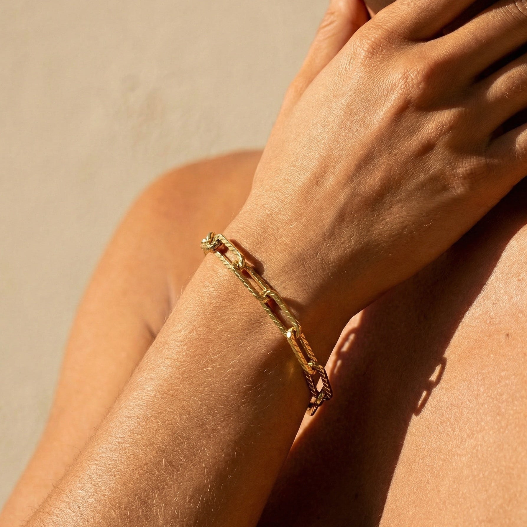 Anker - Armband – 8K Gelbgold 19 cm Vintage - Honey Jewelry