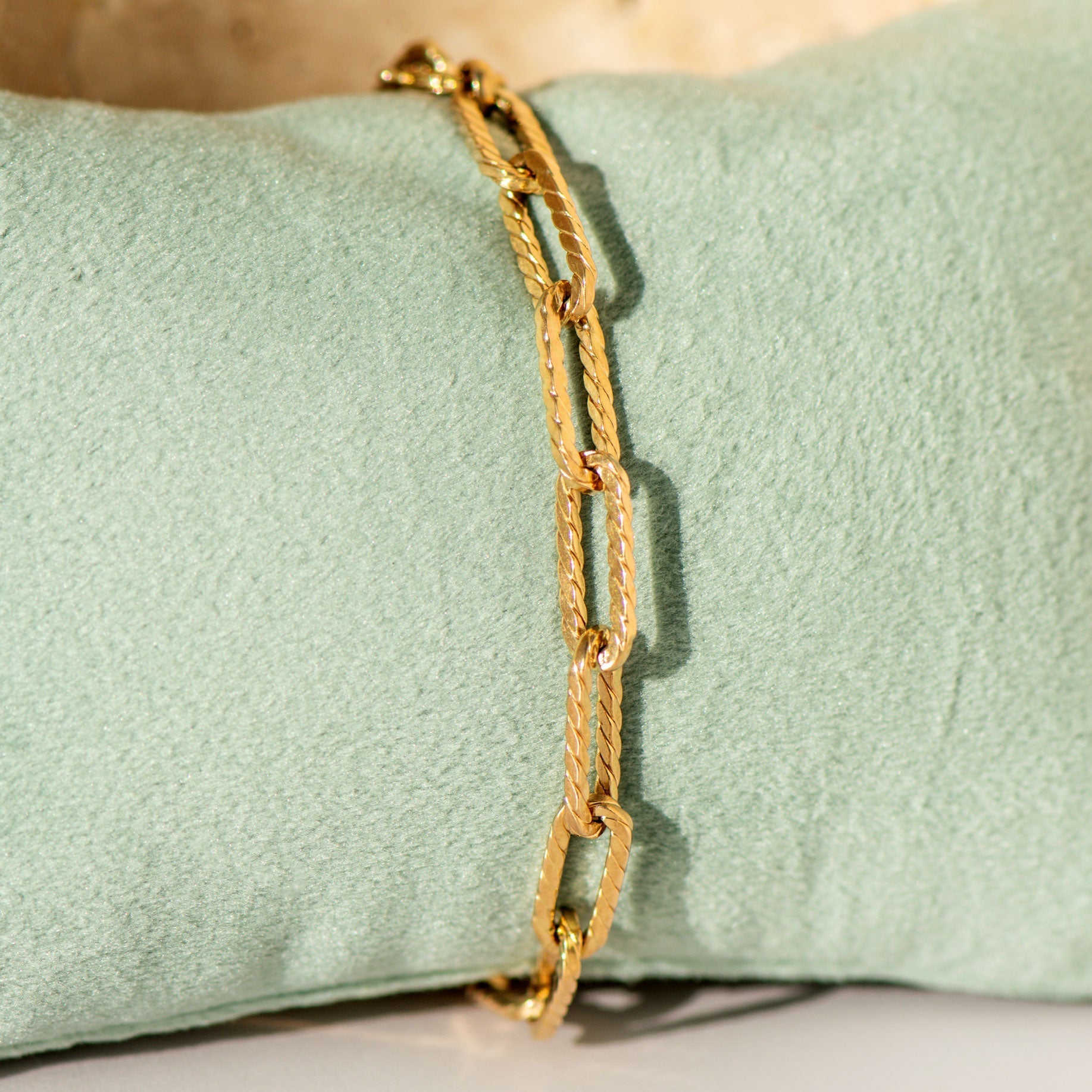 Anker - Armband – 8K Gelbgold 19 cm Vintage - Honey Jewelry