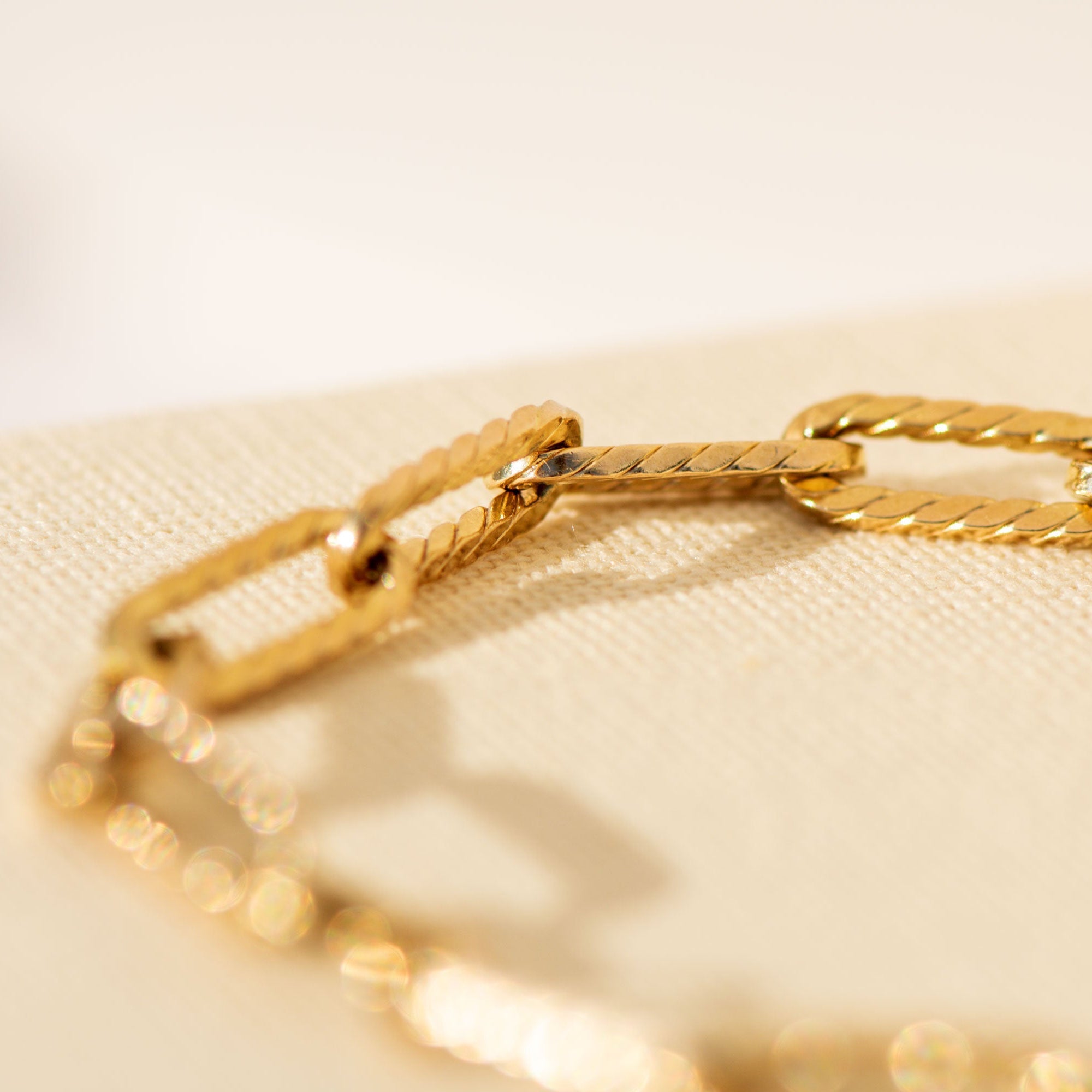 Anker - Armband – 8K Gelbgold 19 cm Vintage - Honey Jewelry