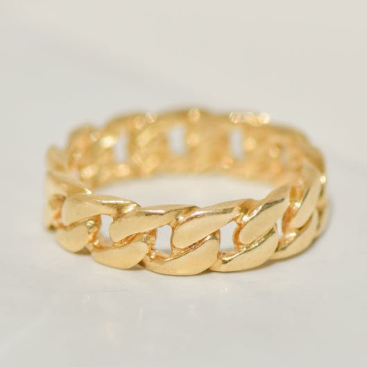 Bandring im Panzerkettendesign aus 18K Gold - Honey Jewelry
