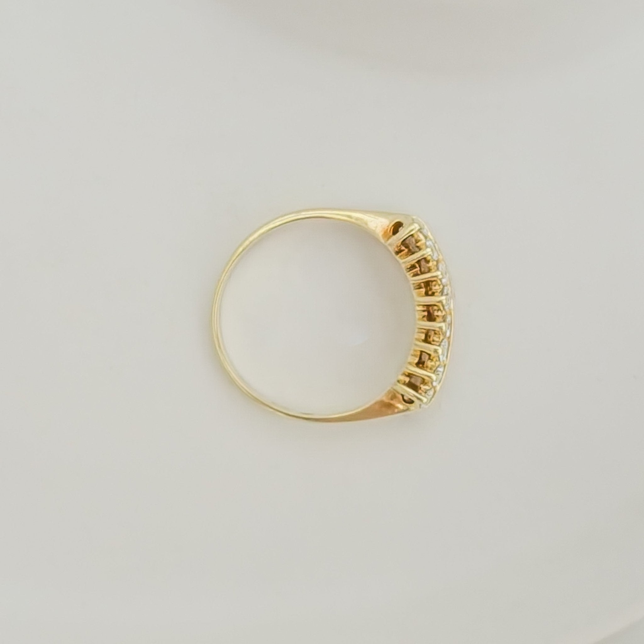 Brillantring aus 14 K Gelbgold - Honey Jewelry