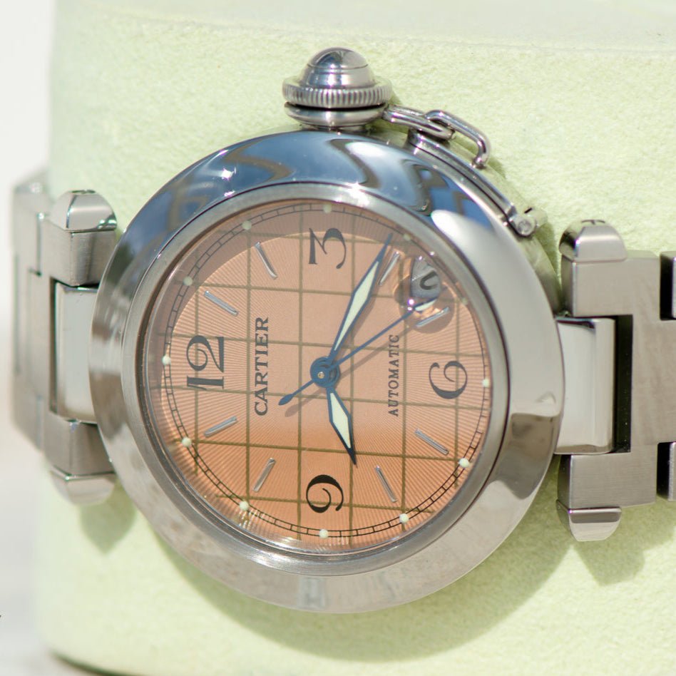 Cartier Pasha de Cartier Ref. 2324 – Stahl, Kaliber 049 - Honey Jewelry