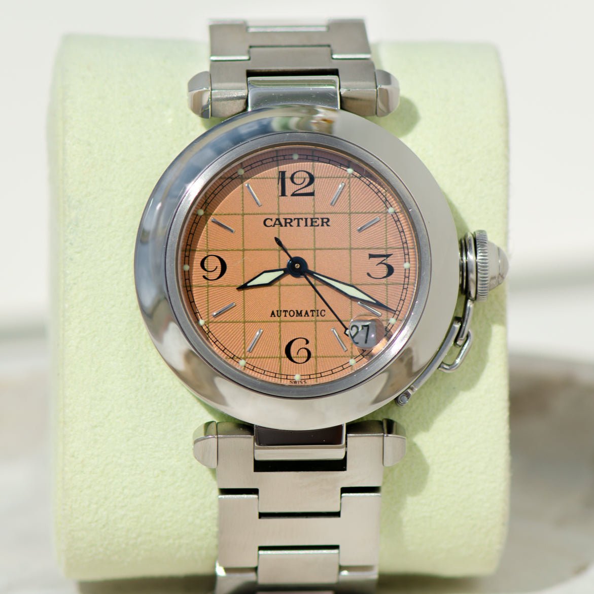 Cartier Pasha de Cartier Ref. 2324 – Stahl, Kaliber 049 - Honey Jewelry