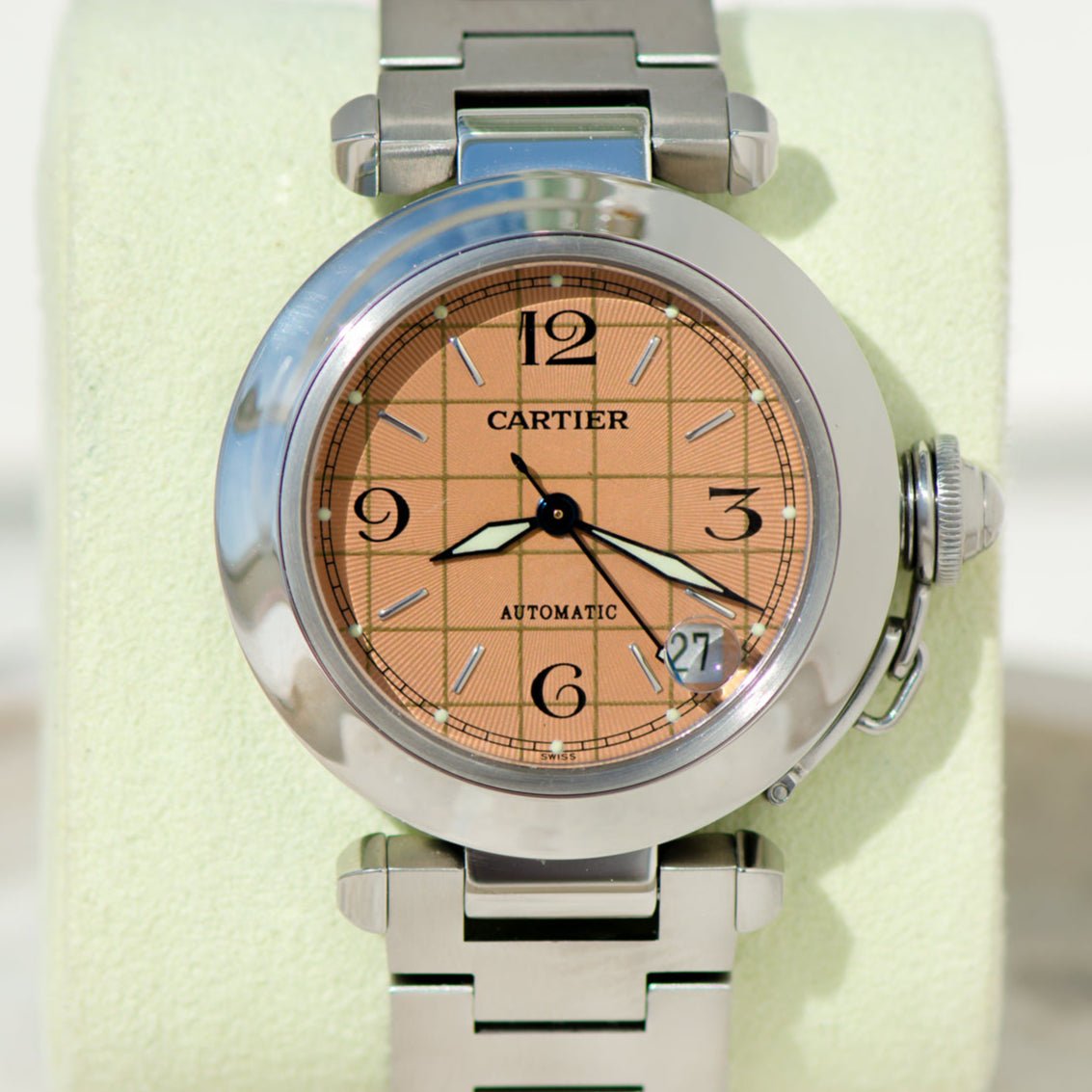 Cartier Pasha de Cartier Ref. 2324 – Stahl, Kaliber 049 - Honey Jewelry