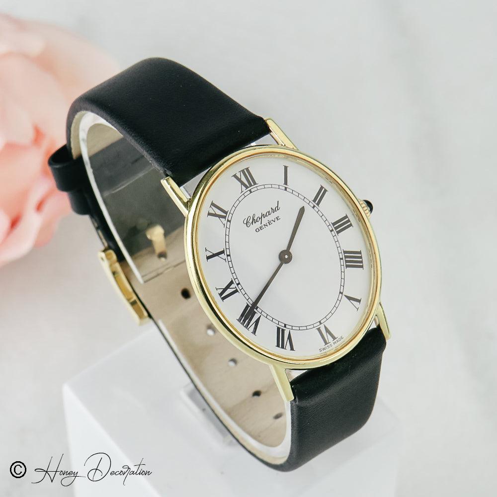 Damen Armbanduhr Chopard Geneve 18K Gold Gehäuse - Honey Jewelry