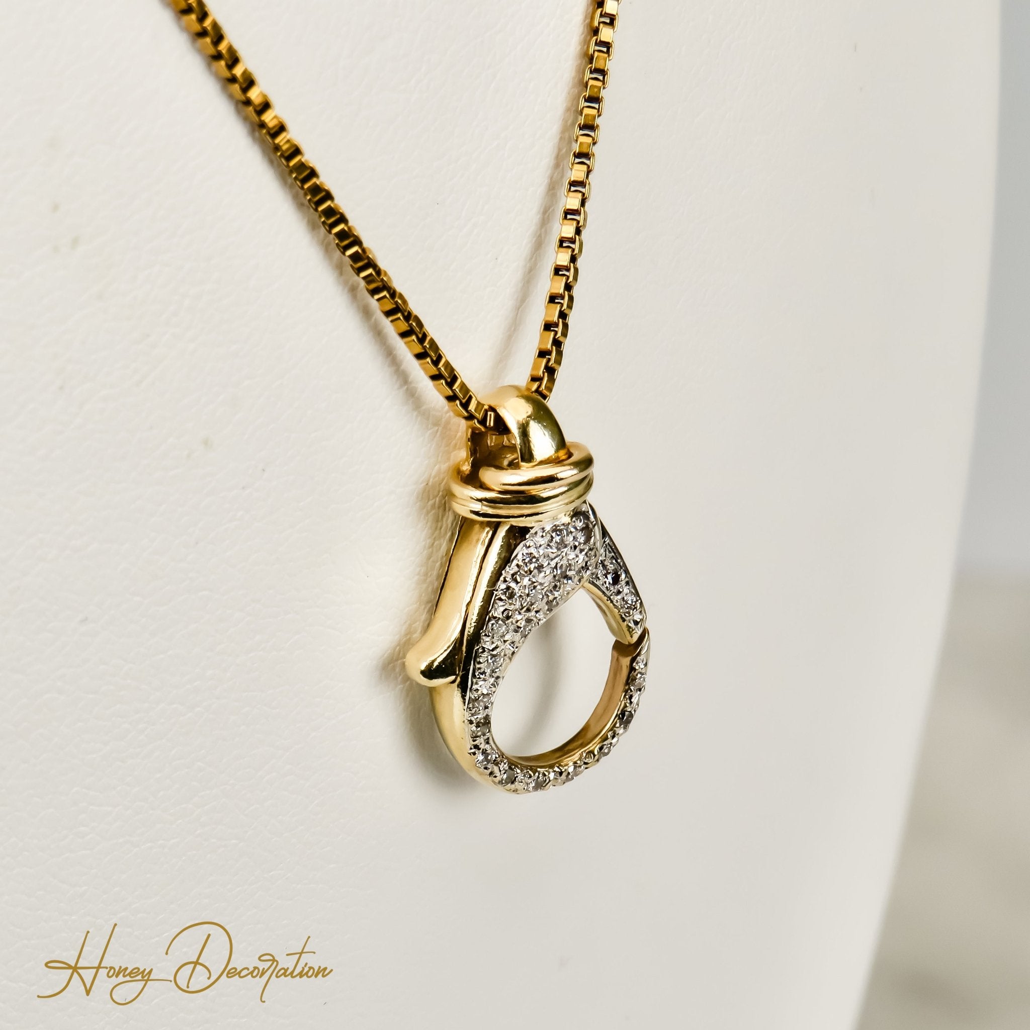 Hochwertiger Kettenverschluss aus 14 Karat Gold – Sicher und Schön - Honey Jewelry