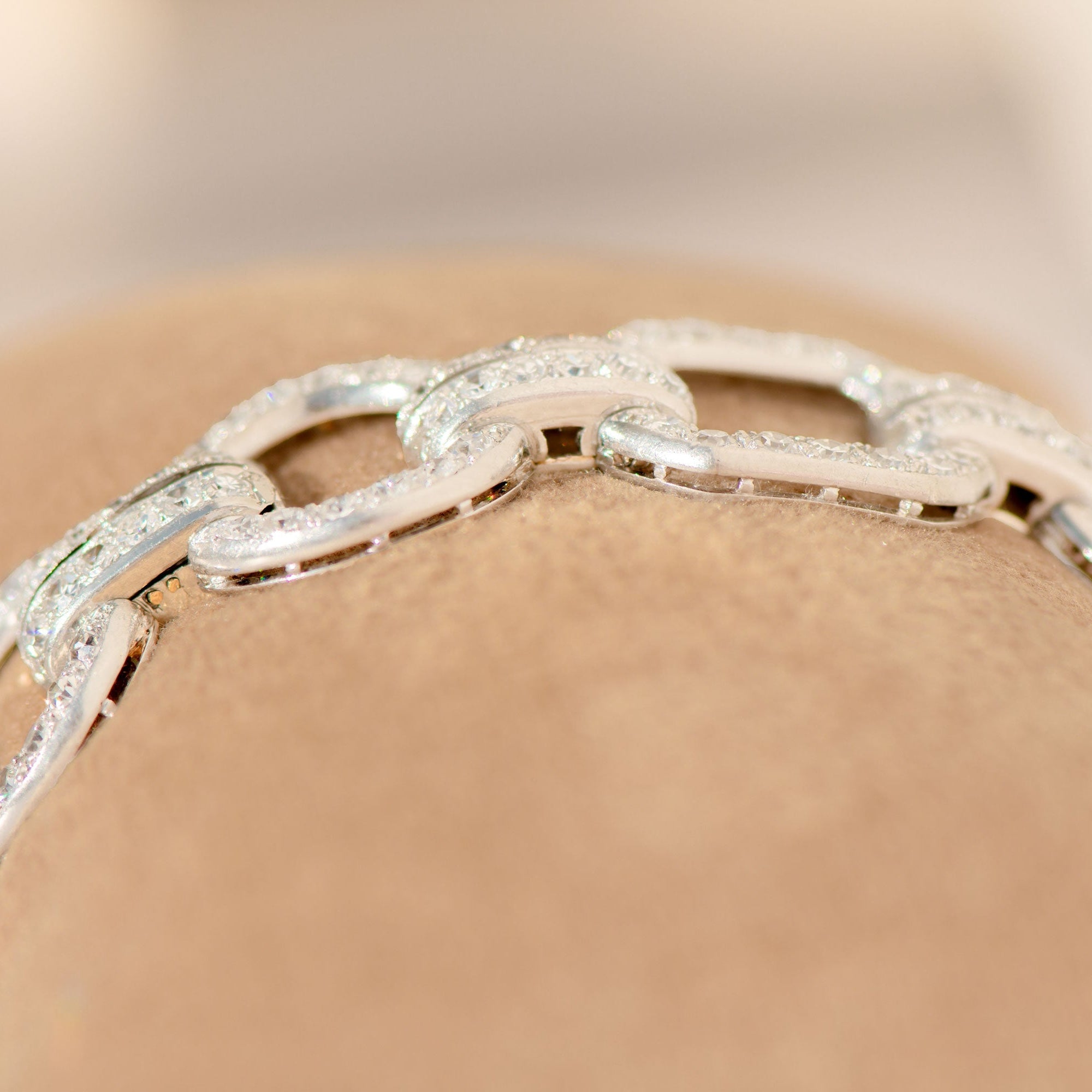 Platin - Diamantarmband – 228 Diamanten 6,84 ct Art Déco - Honey Jewelry