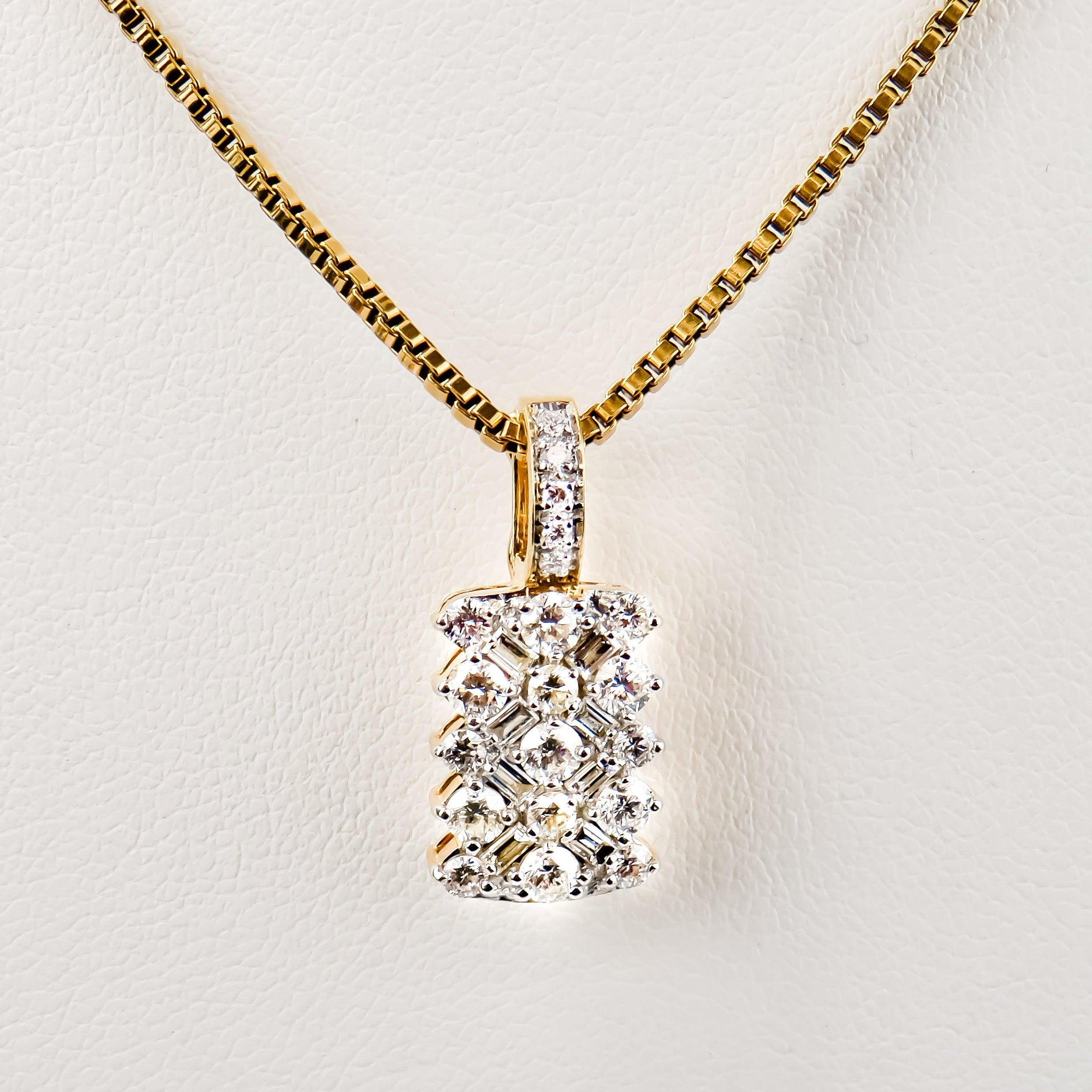 Vintage Diamanten Anhänger aus 750er Gold - Honey Decoration