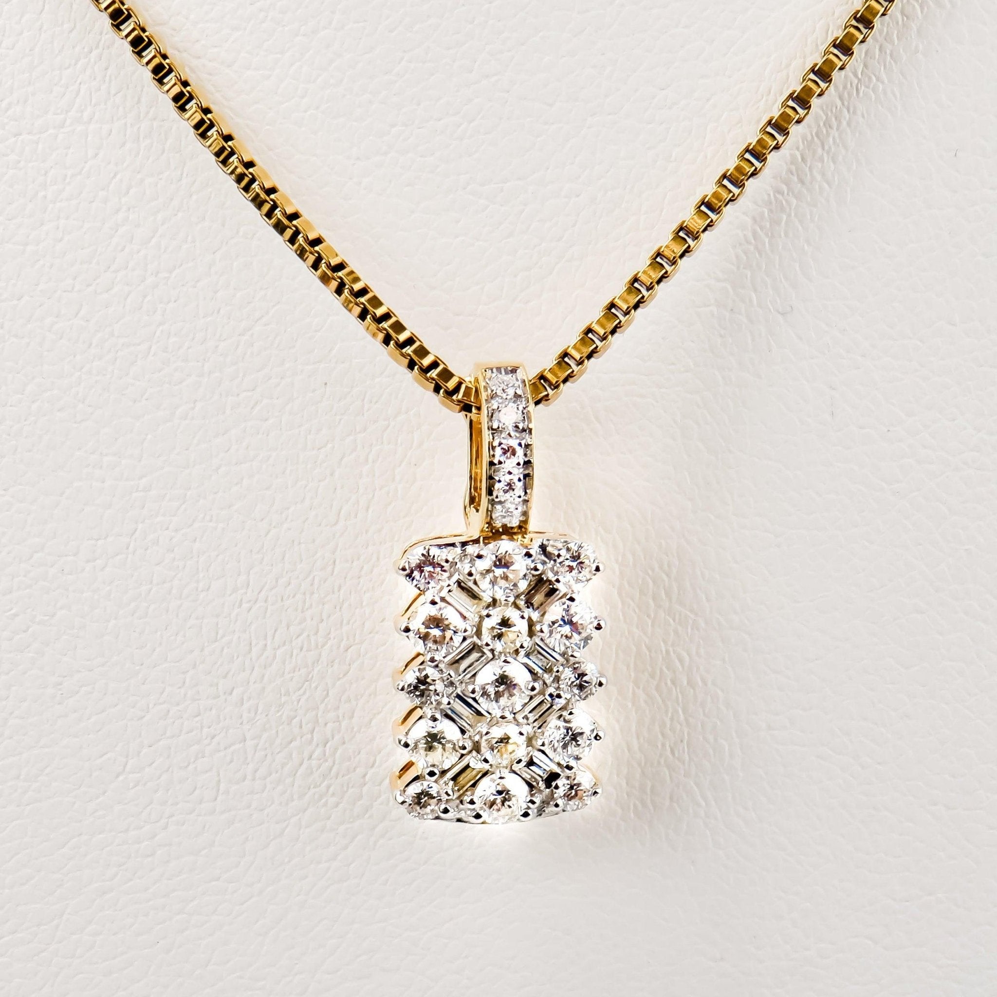 Vintage Diamanten Anhänger aus 750er Gold - Honey Jewelry