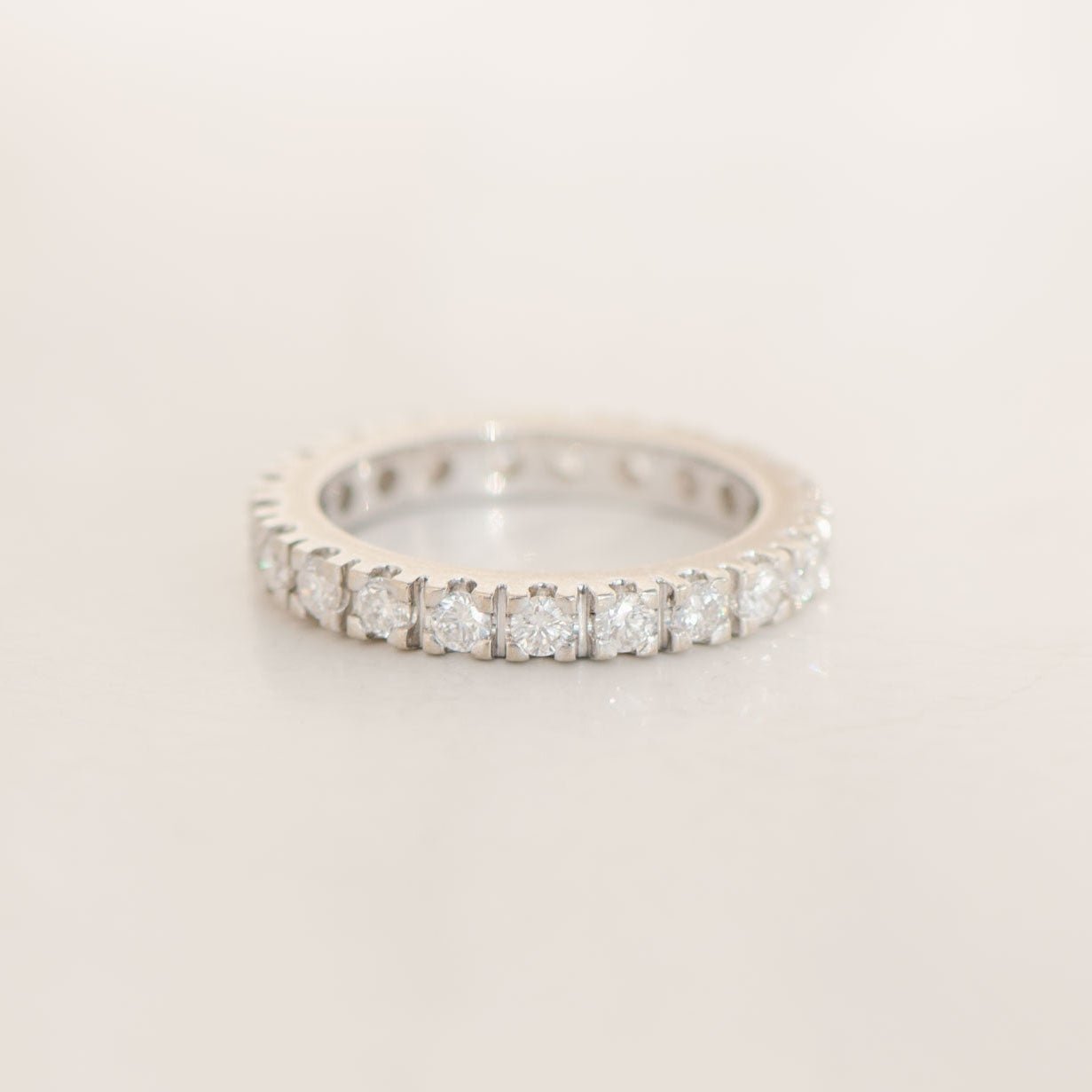 Vollmemory - Ring – 14K Weißgold 21 Diamanten 0,63 ct - Honey Jewelry