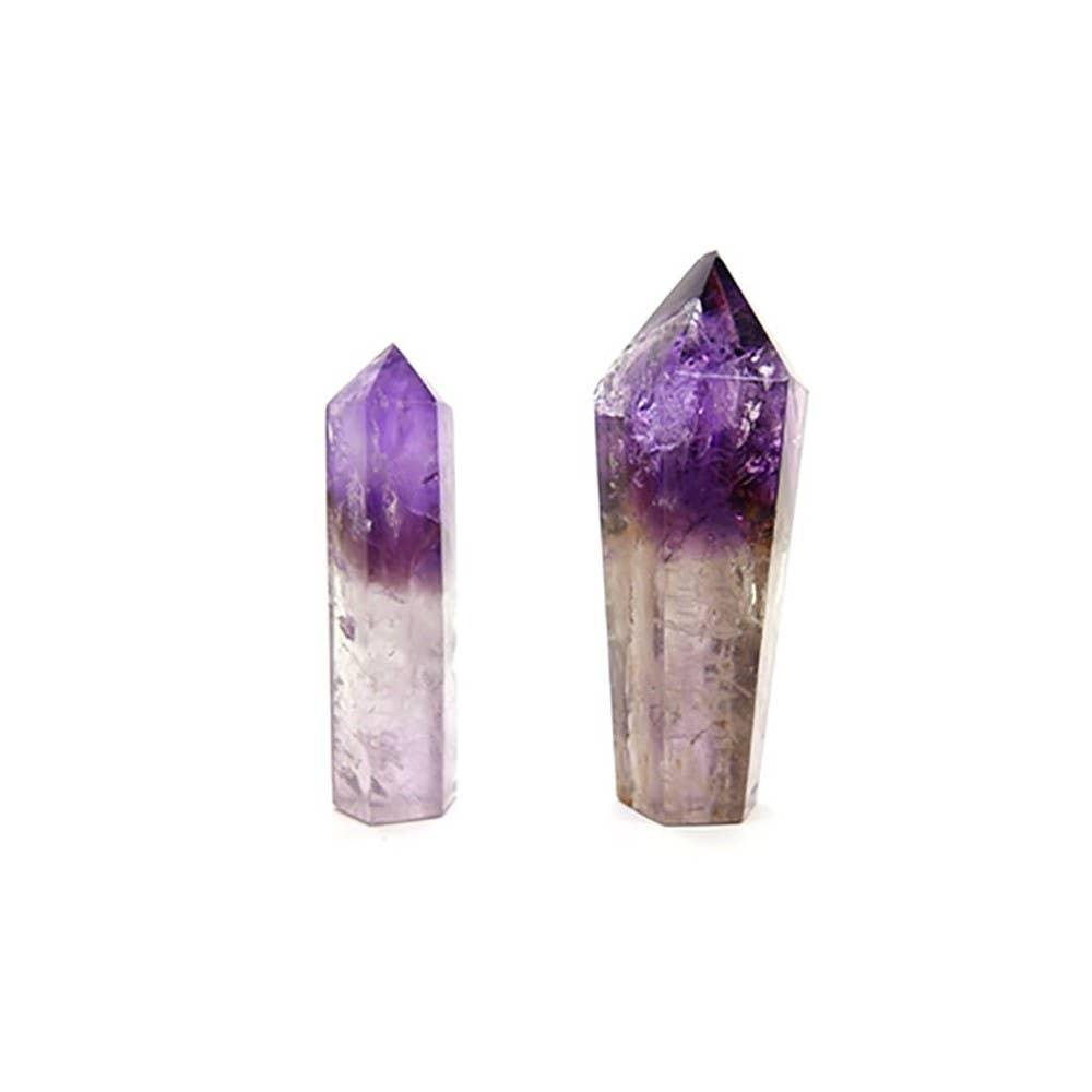 Polierte Amethystspitzen - Honey Jewelry