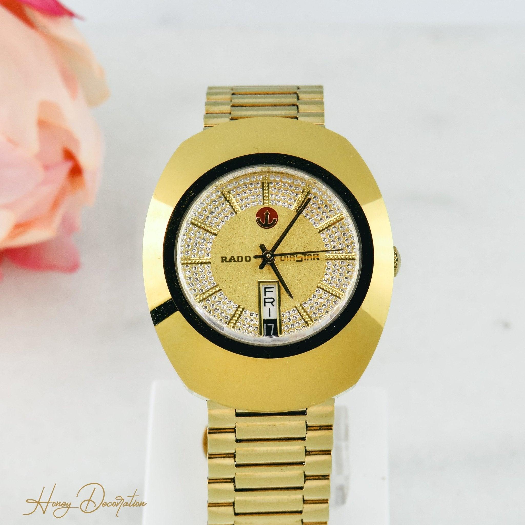 Rado Diastar Vintage Armbanduhr Gold - Honey Jewelry