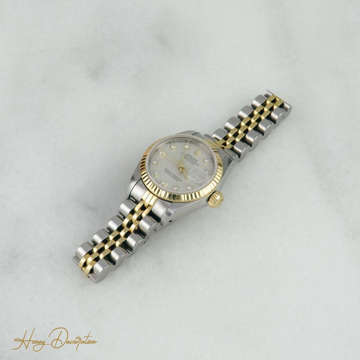 Rolex Lady Datejust Stahl/Gold mit Diamant - Ziffernblatt - Honey Jewelry