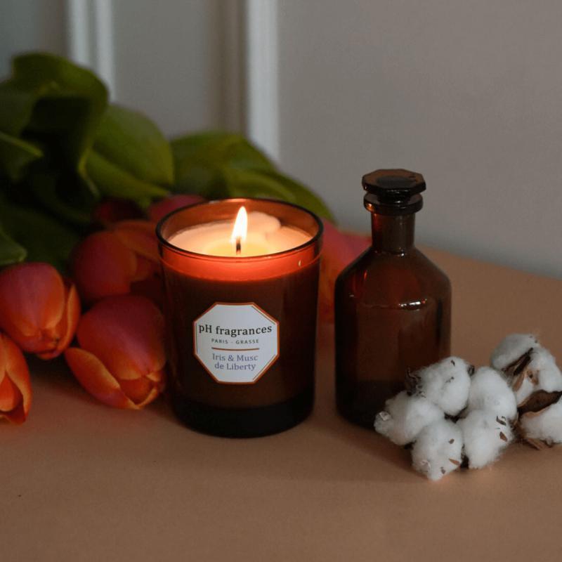 Duftkerze - Iris & Musc de Liberty - Honey Jewelry