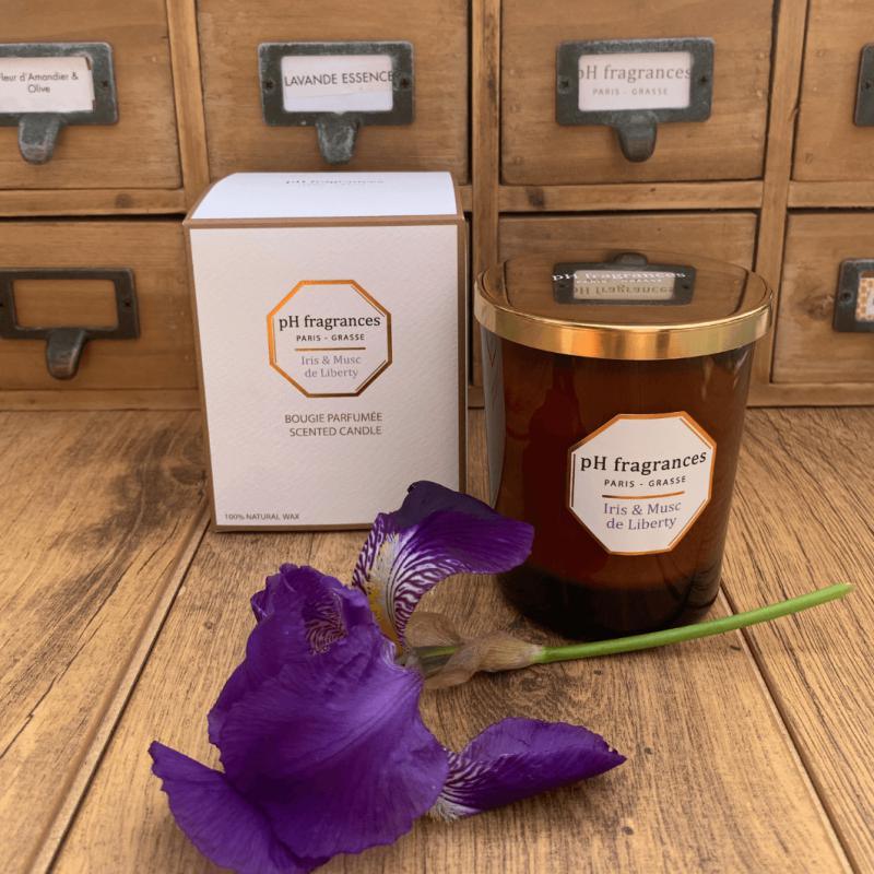 Duftkerze - Iris & Musc de Liberty - Honey Jewelry
