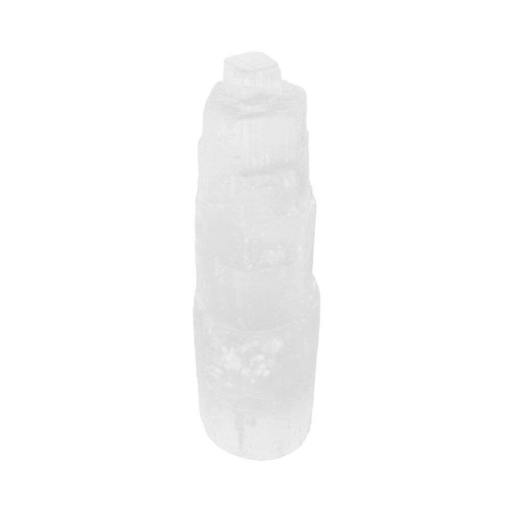 Großer Selenit-Monolith - Honey Decoration