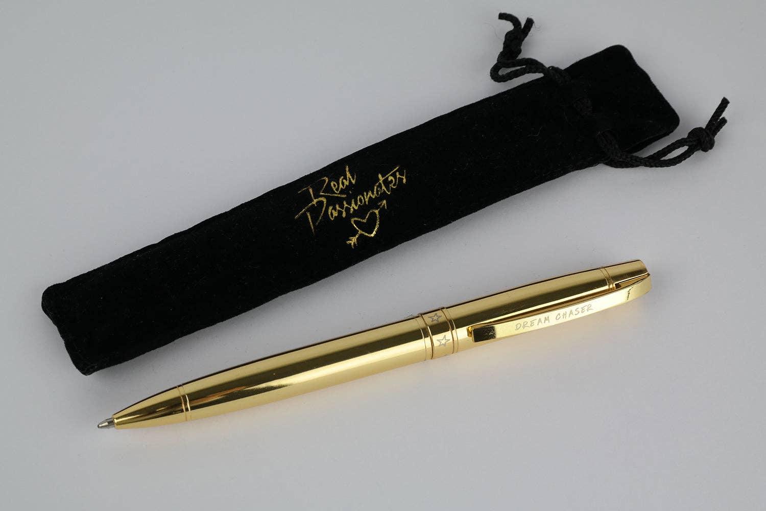 Kugelschreiber „Dream Chaser“, Gold - Honey Decoration