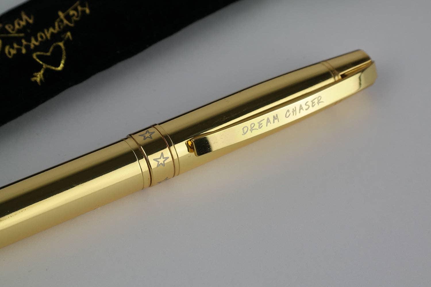 Kugelschreiber „Dream Chaser“, Gold - Honey Jewelry