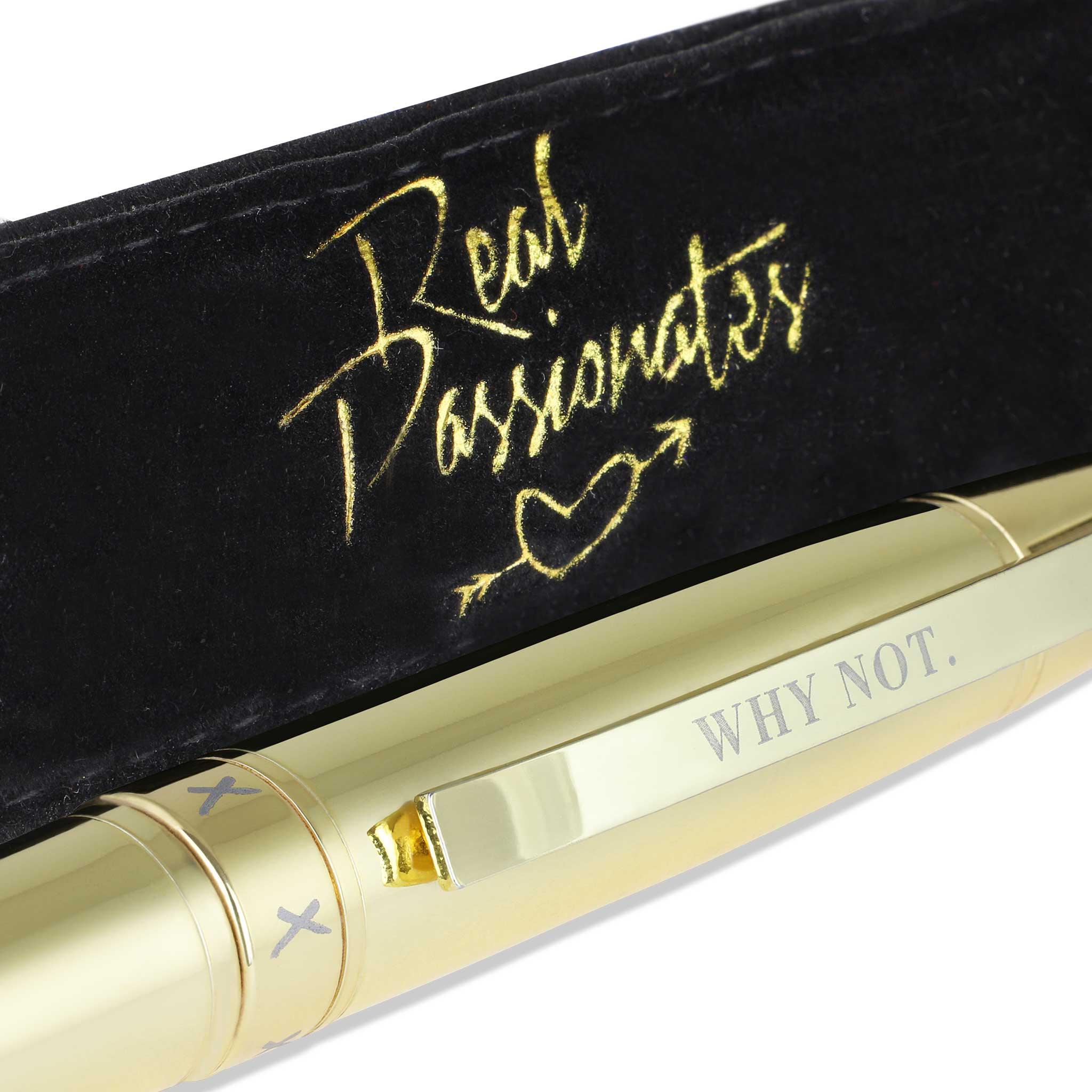 Kugelschreiber „Why Not“, Gold - Honey Jewelry