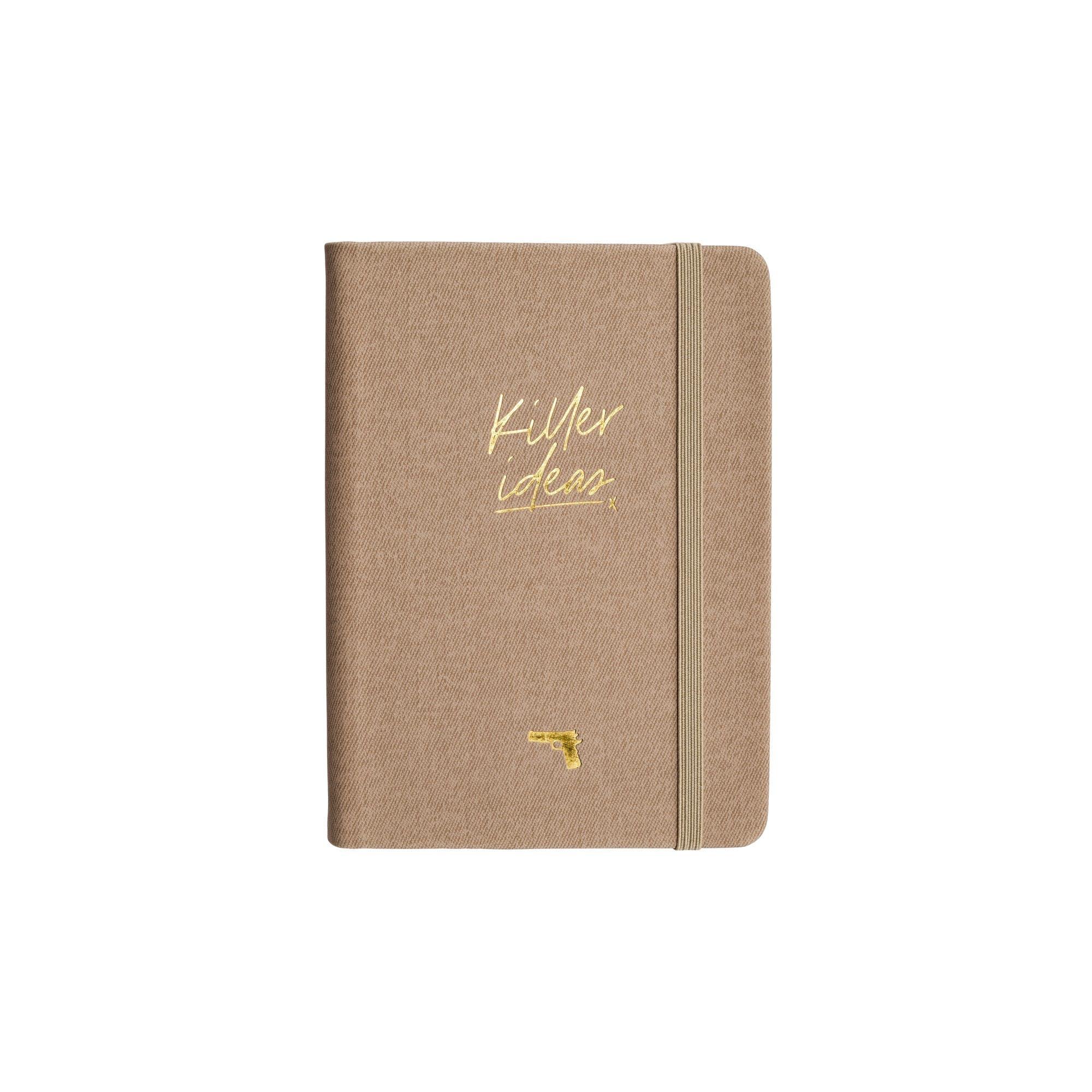 Notizbuch "Killer Ideen" A6 Coffee/Gold - Honey Jewelry