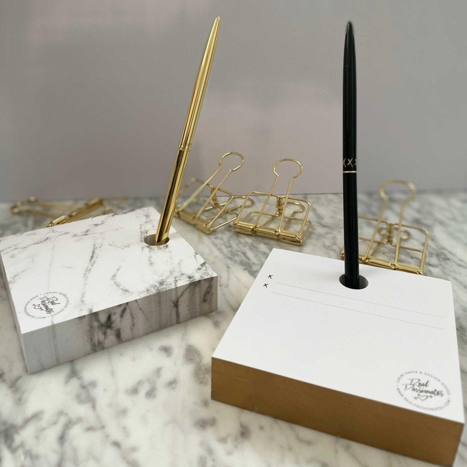 Notizwürfel, Gold, 240 Blatt - Honey Jewelry