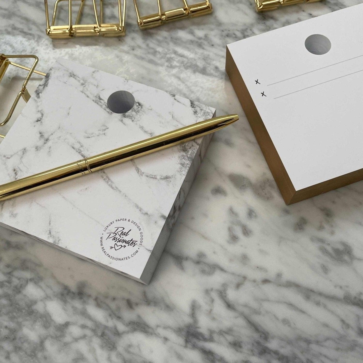 Notizwürfel, Gold, 240 Blatt - Honey Jewelry