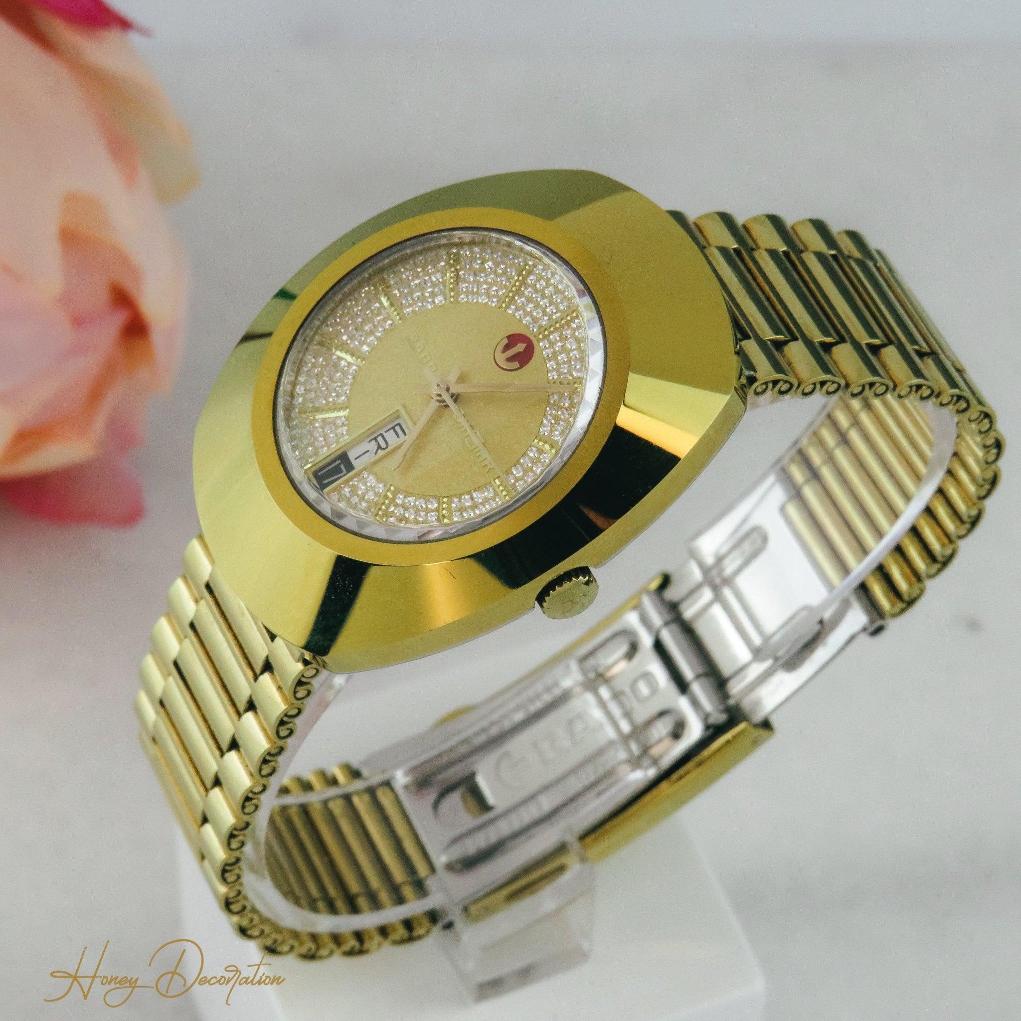 Rado Diastar Vintage Armbanduhr Gold - Honey Jewelry