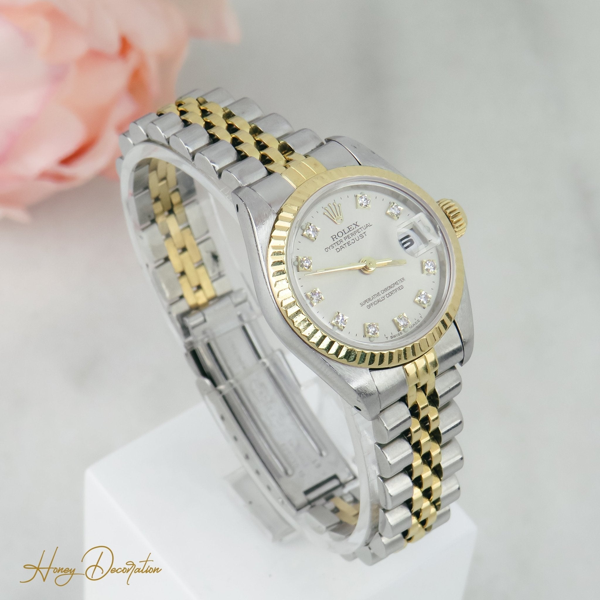 Rolex Lady Datejust Stahl/Gold mit Diamant - Ziffernblatt - Honey Jewelry
