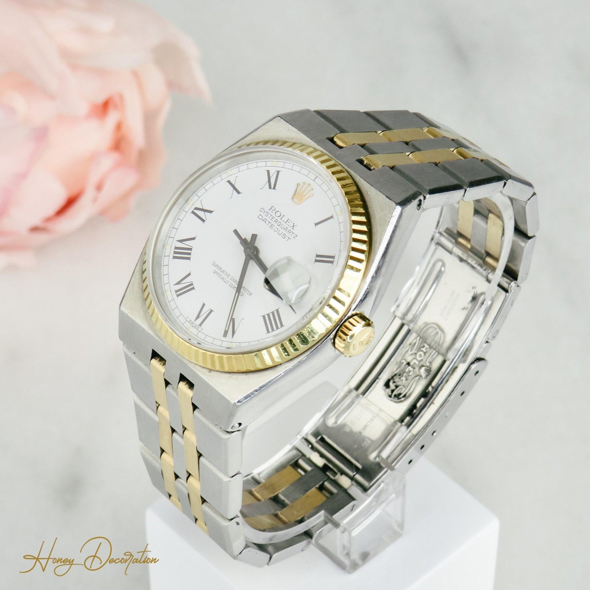 Rolex Oysterquarz - Date Just | Stahl/Gold | Ref. 17013 - Honey Jewelry