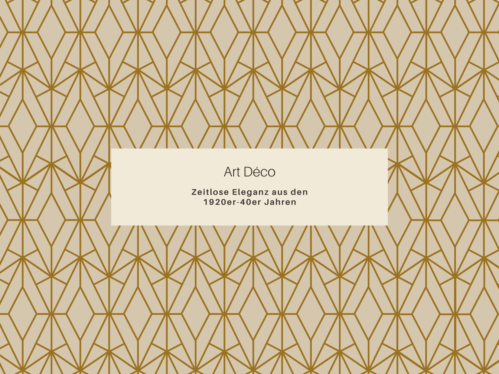 Epoche im Fokus: Art Déco - Honey Jewelry 