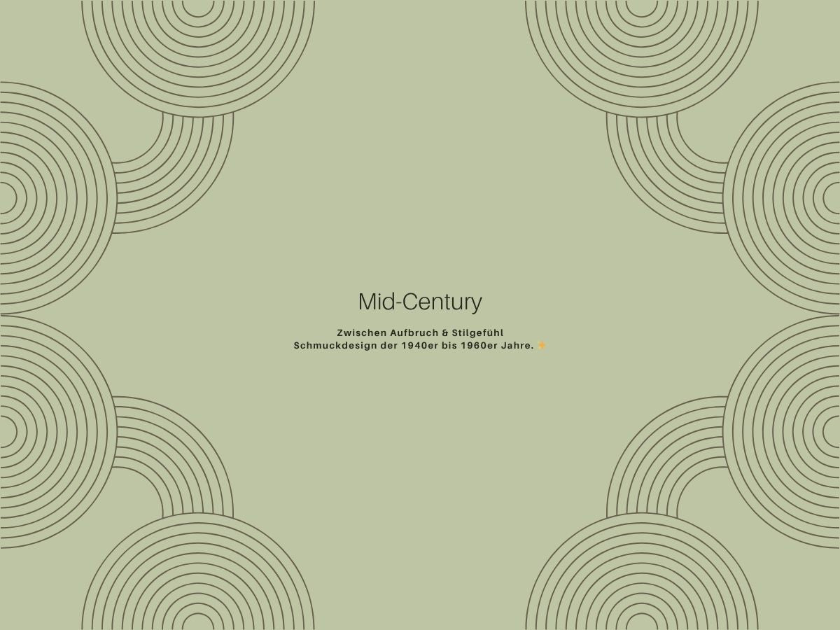 Epoche im Fokus: Mid Century – Eleganz trifft Moderne - Honey Jewelry 