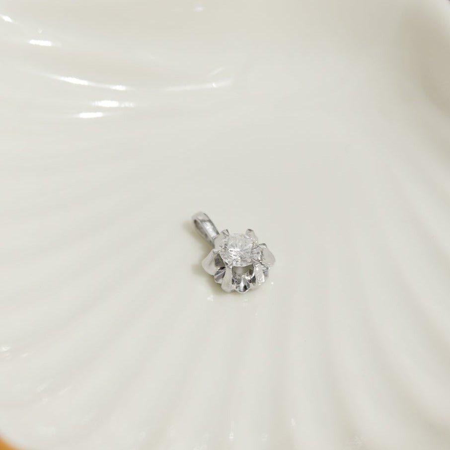 14 Karat Goldanhänger mit Brillanten – Klein aber Oho - Honey Jewelry