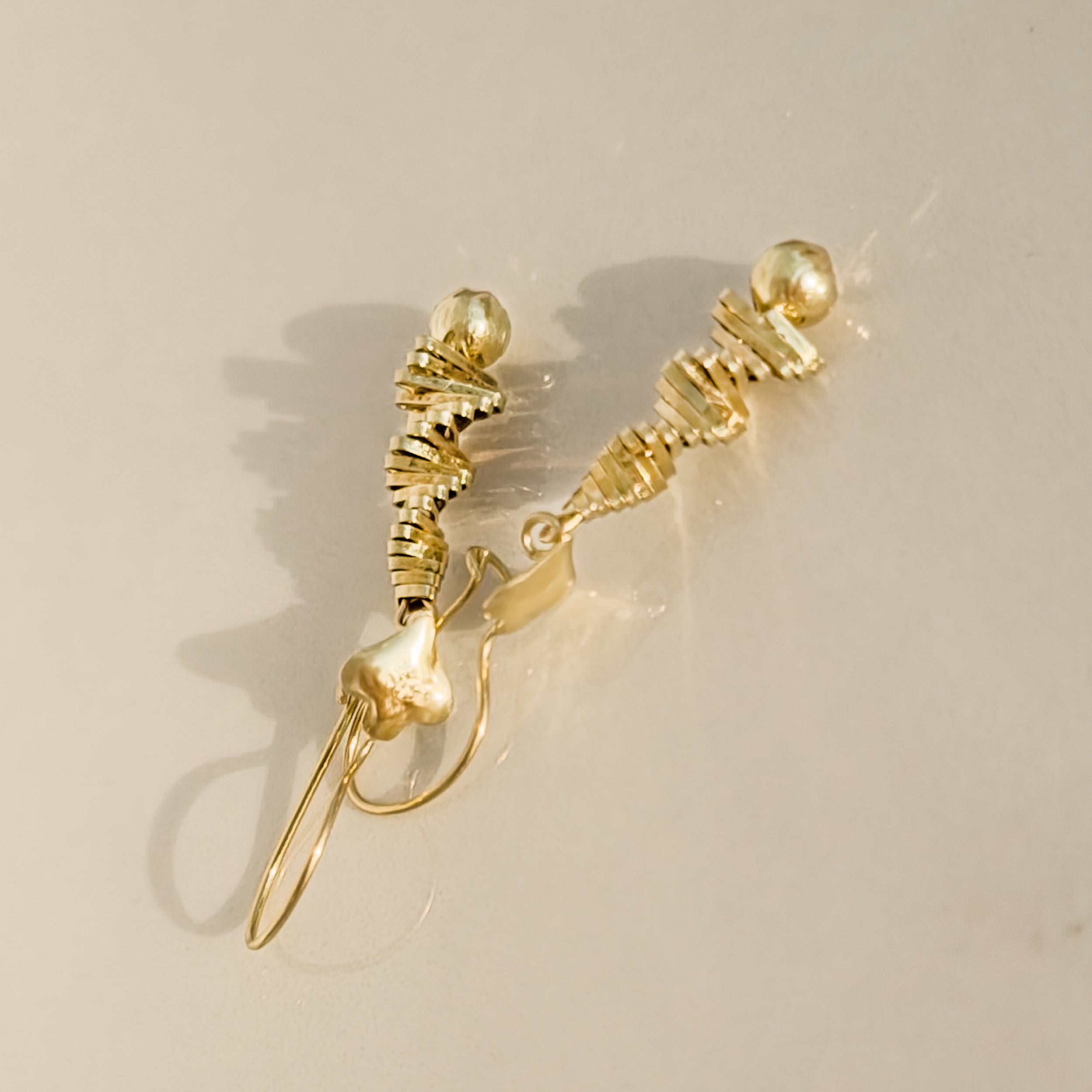 Vintage Ohrhänger aus 18 Karat Gold
