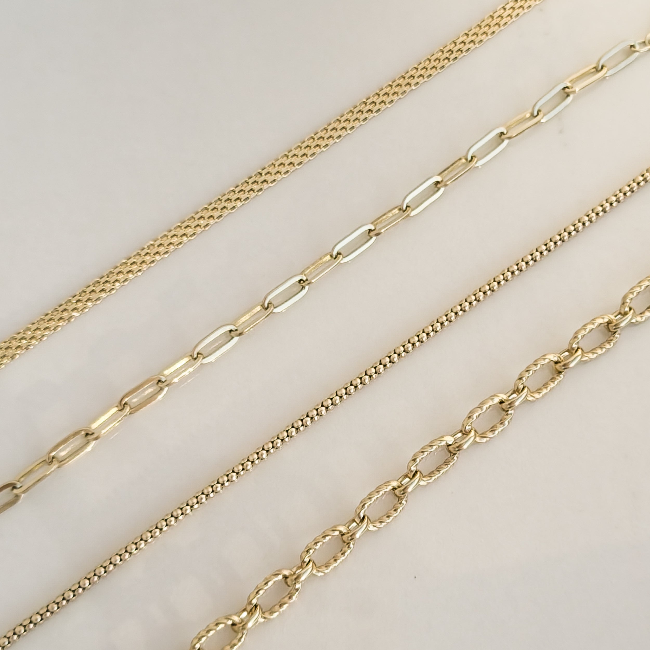 Vintage Anker-Armband aus 8 K Gold