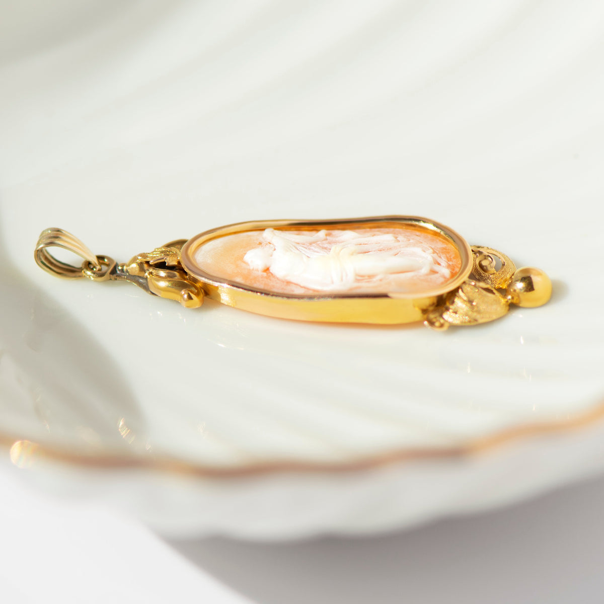 Antiker Gemmen-Anhänger aus 14K Gelbgold