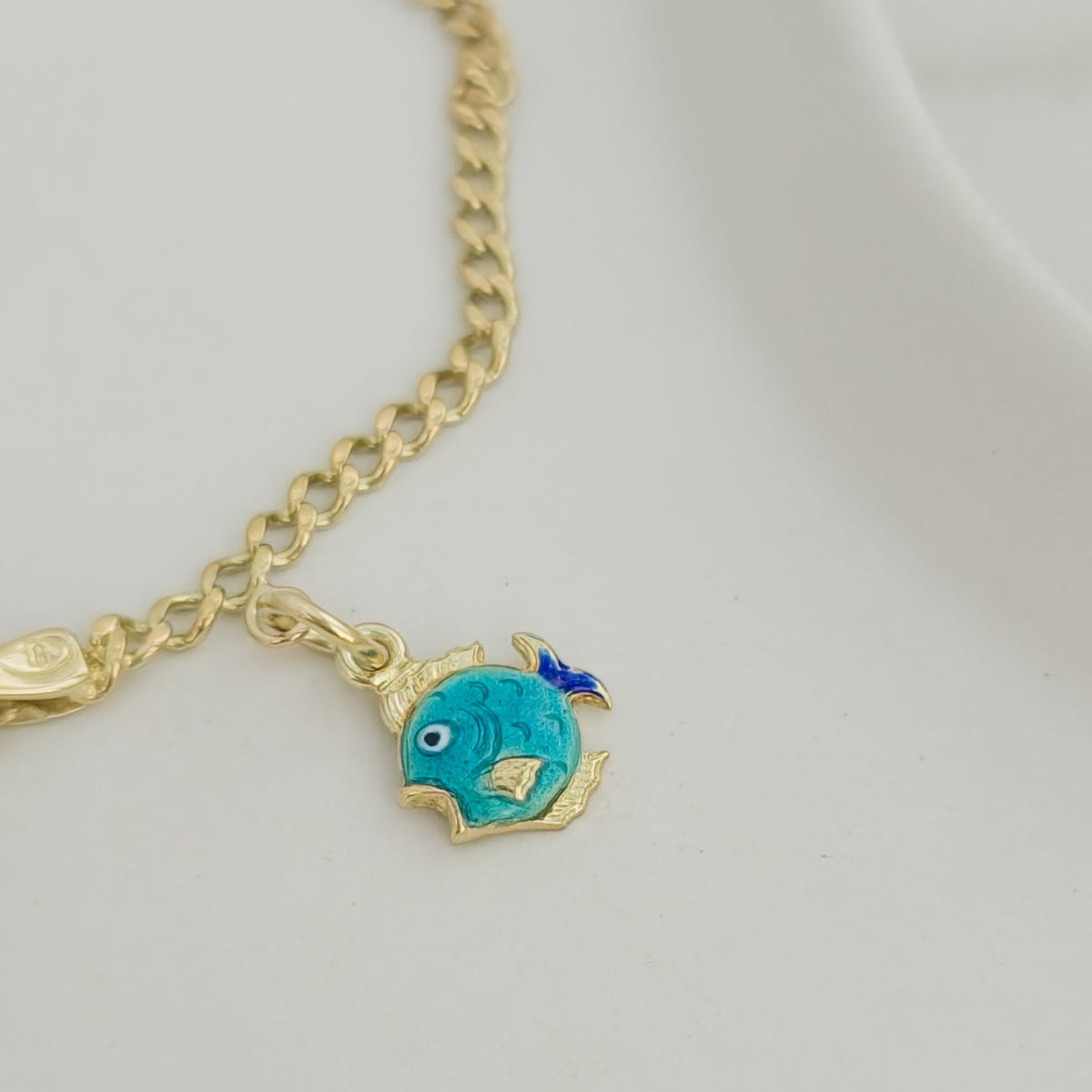 Armband Fische aus 14K Gelbgold - Honey Jewelry