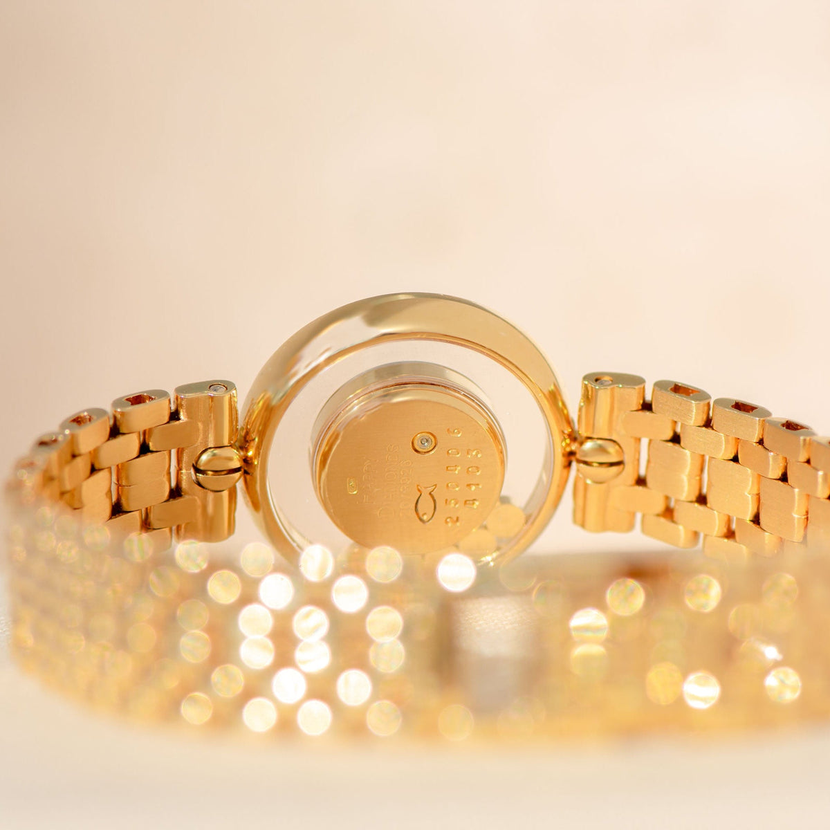 Chopard Happy Diamonds Damenuhr in 18k Gelbgold – 1988 - Honey Jewelry