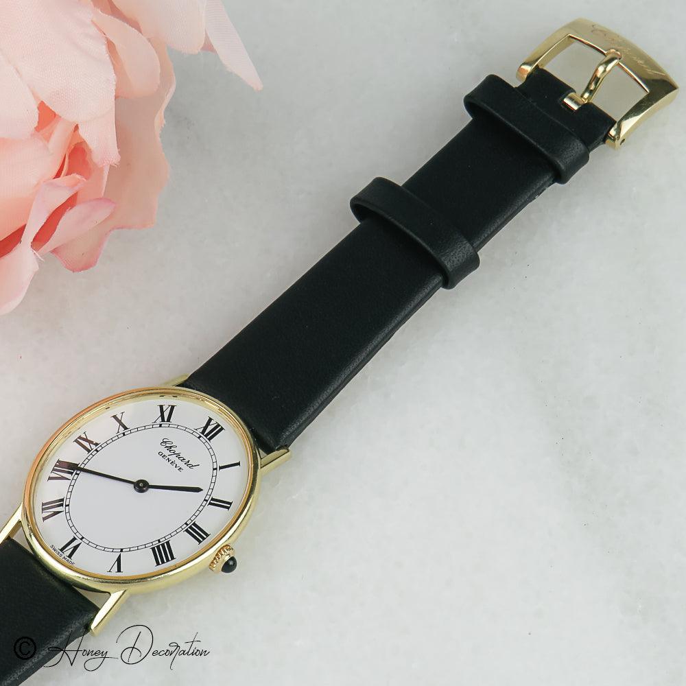 Damen Armbanduhr Chopard Geneve 18K Gold Gehäuse - Honey Jewelry
