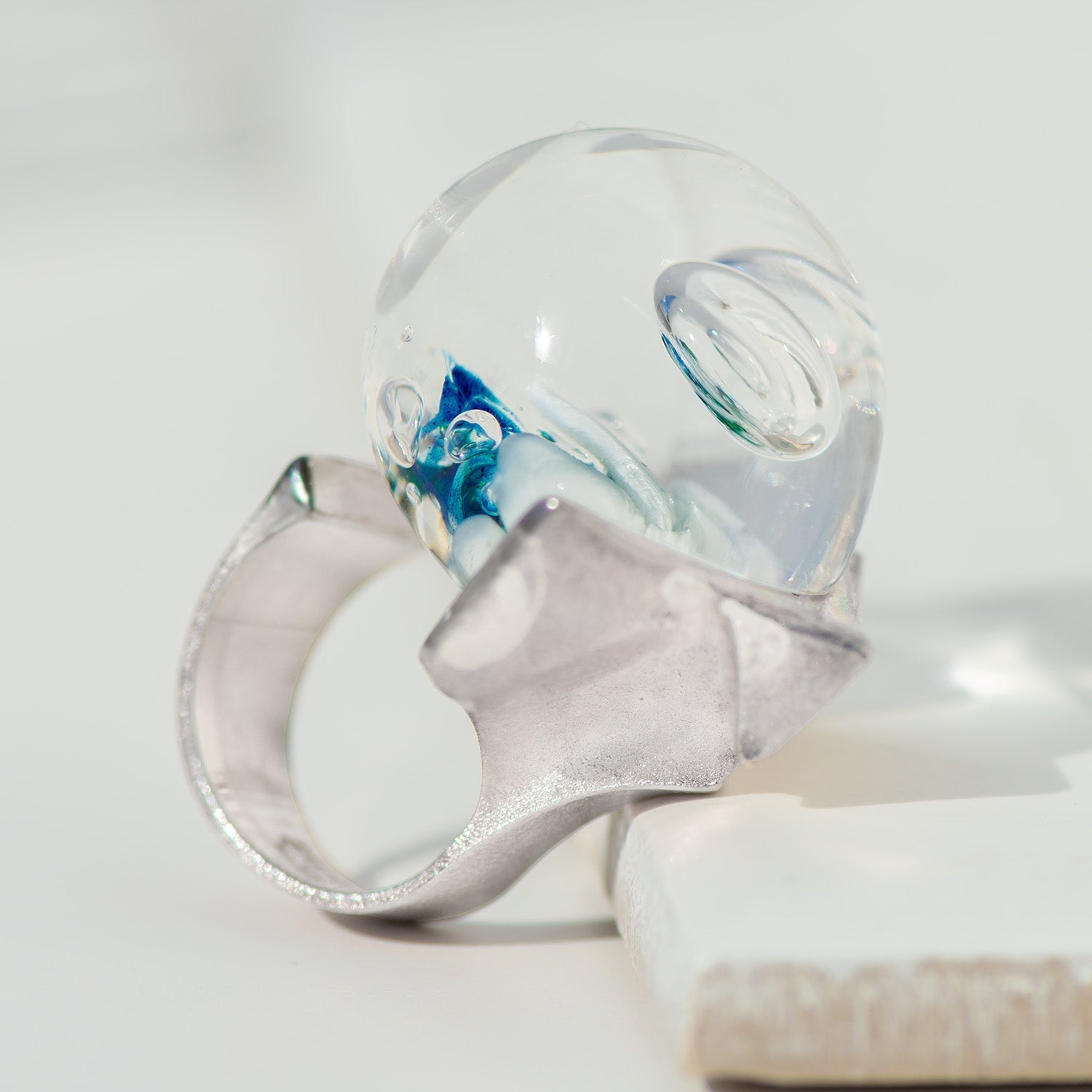 Lapponia - Ring „Man in the Cosmos“ von Björn Weckström – skulpturales Design & Space - Age - Vision - Honey Jewelry