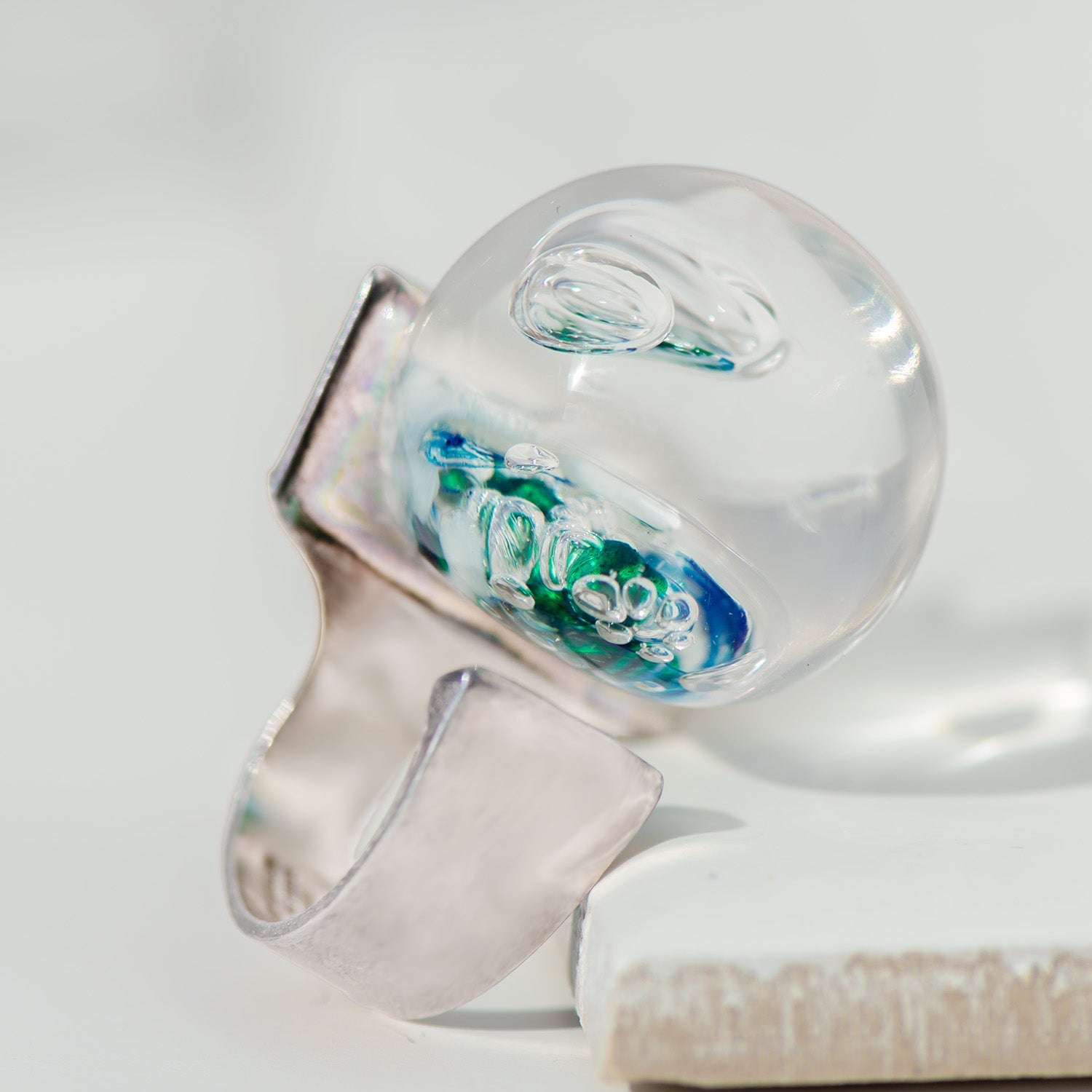 Lapponia - Ring „Man in the Cosmos“ von Björn Weckström – skulpturales Design & Space - Age - Vision - Honey Jewelry
