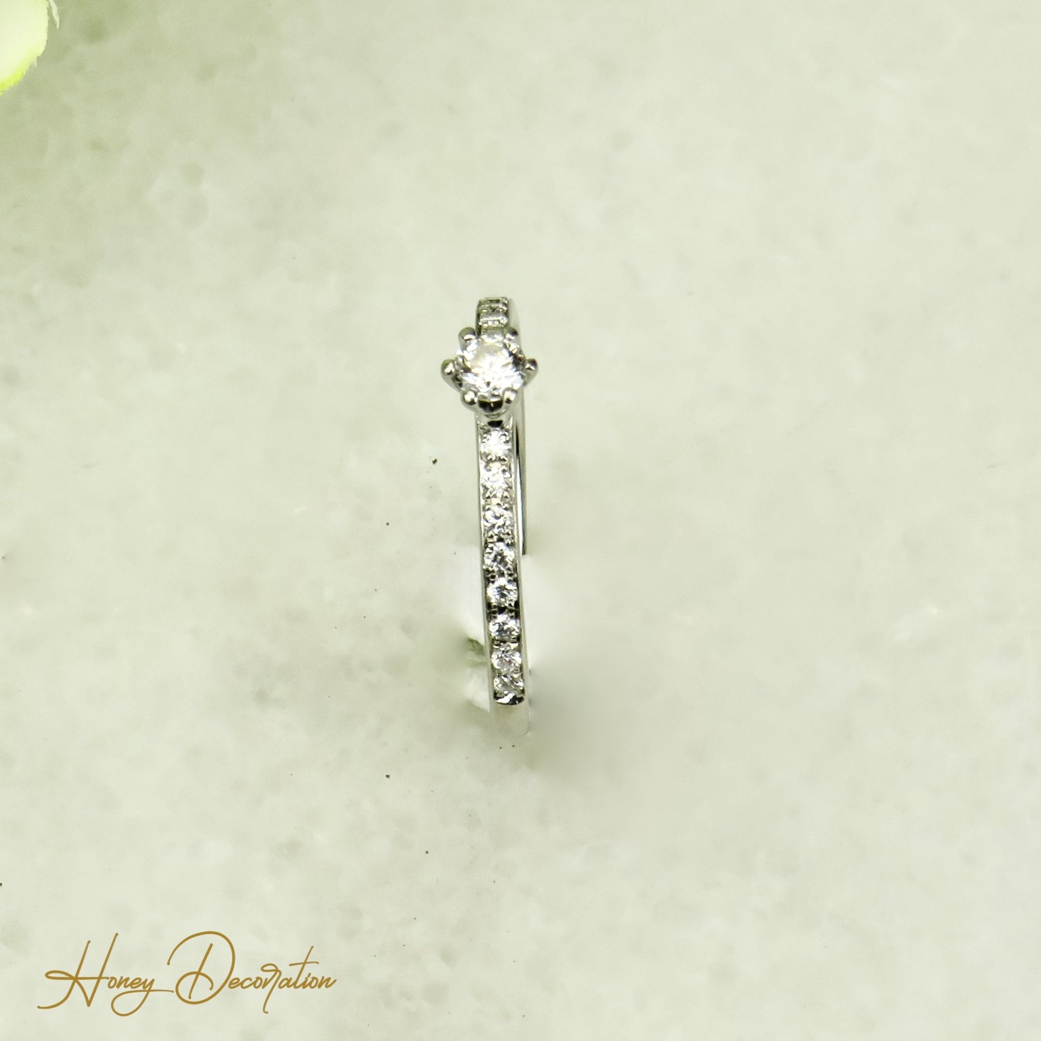 Platinring mit Brillanten – Höchste Eleganz - Honey Jewelry