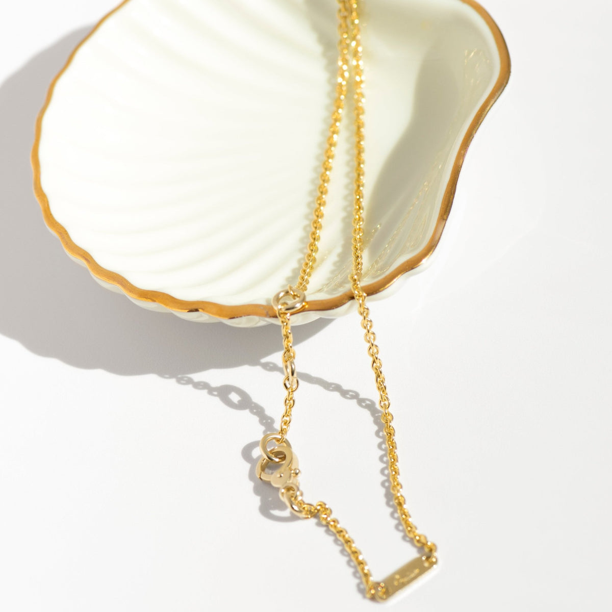 Pomellato Vintage Halskette – 750er Gelbgold – Verstellbare Ankerkette - Honey Jewelry